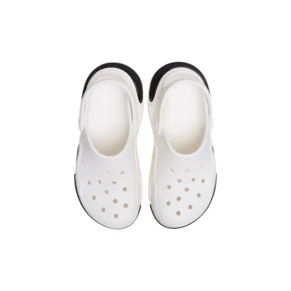 כפכפי פלטפורמה קלוג באבל קראש קרוקס לבנות Crocs 210061-100 Bubble Crush Clog white