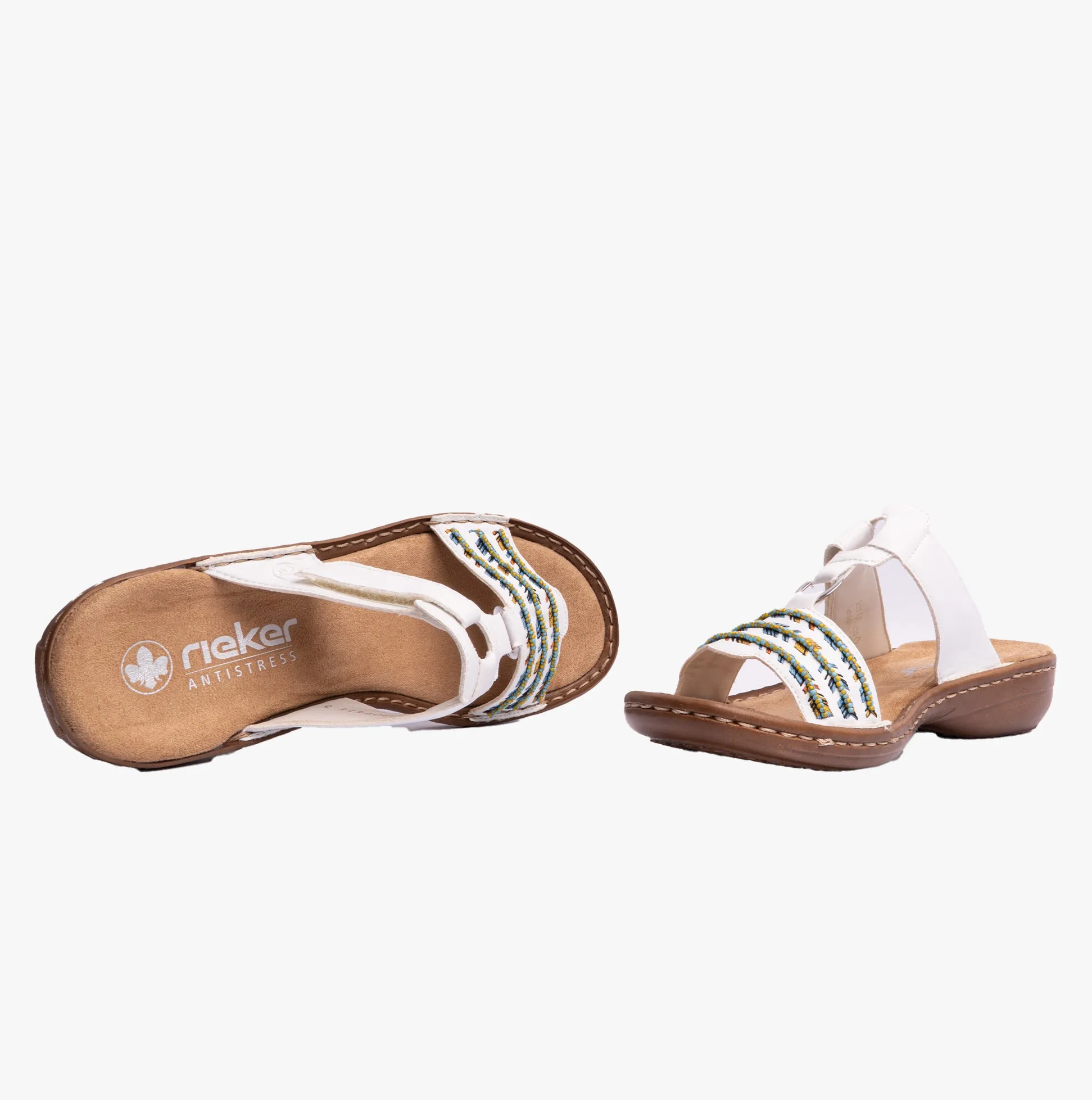 60867-80 Womens Sandals White