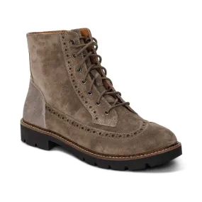 Aetrex Women's Margot Lace Boots- Dark Taupe