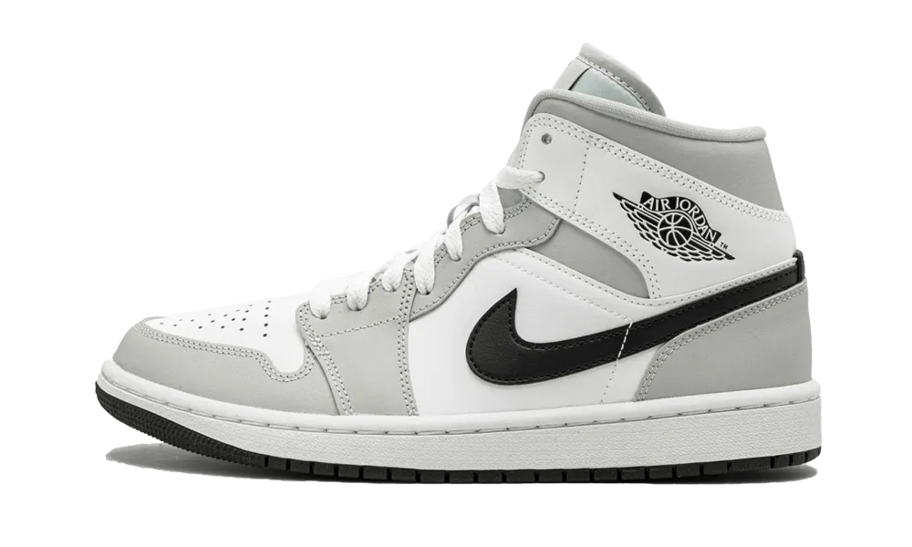 AIR JORDAN 1 MID LIGHT SMOKE GREY