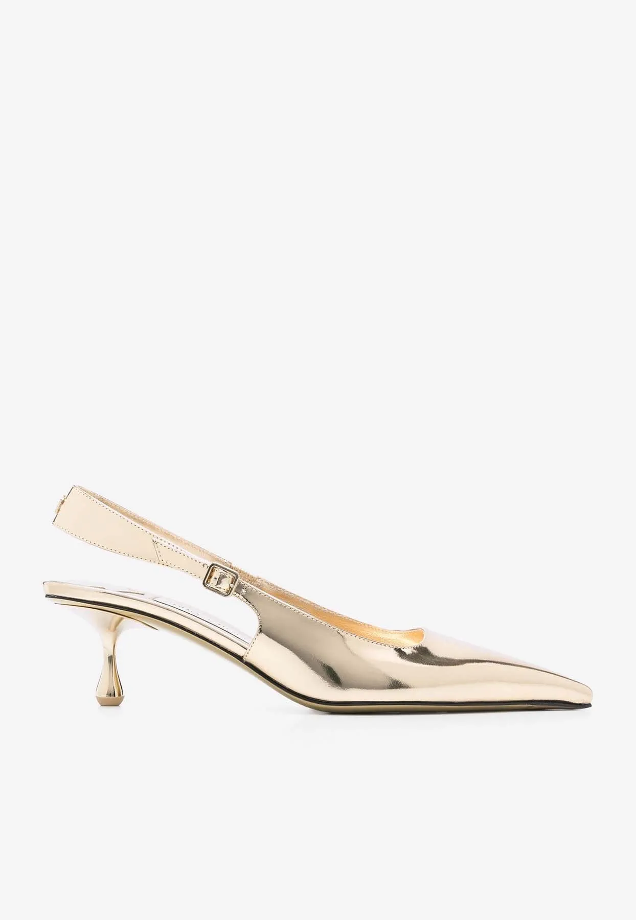 Amel 50 Pointed Metallic Pumps