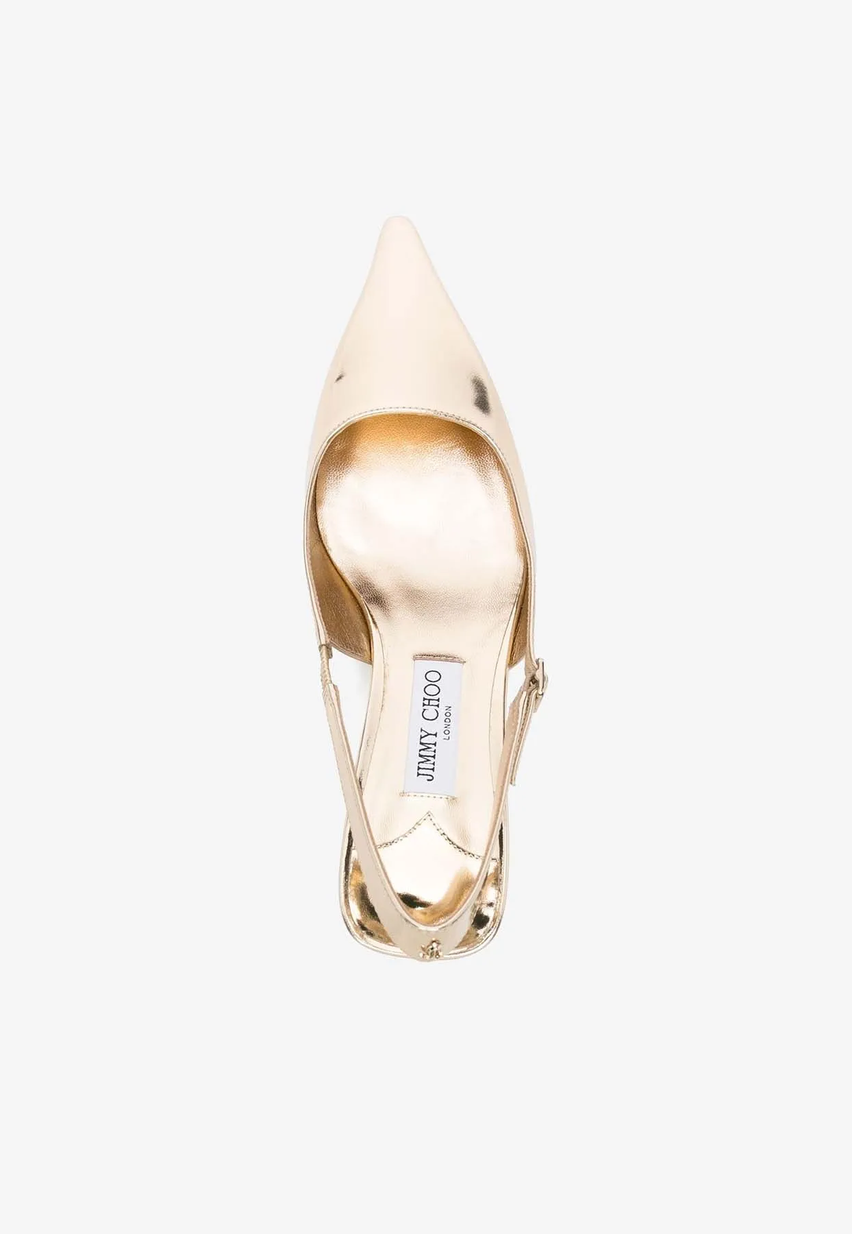 Amel 50 Pointed Metallic Pumps
