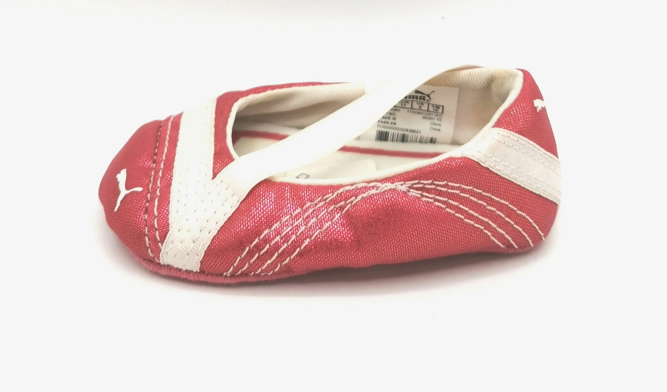 BABY GIRL SIZE 1 TODDLER - PUMA, Soft Style Ballet Flats NWOB B13