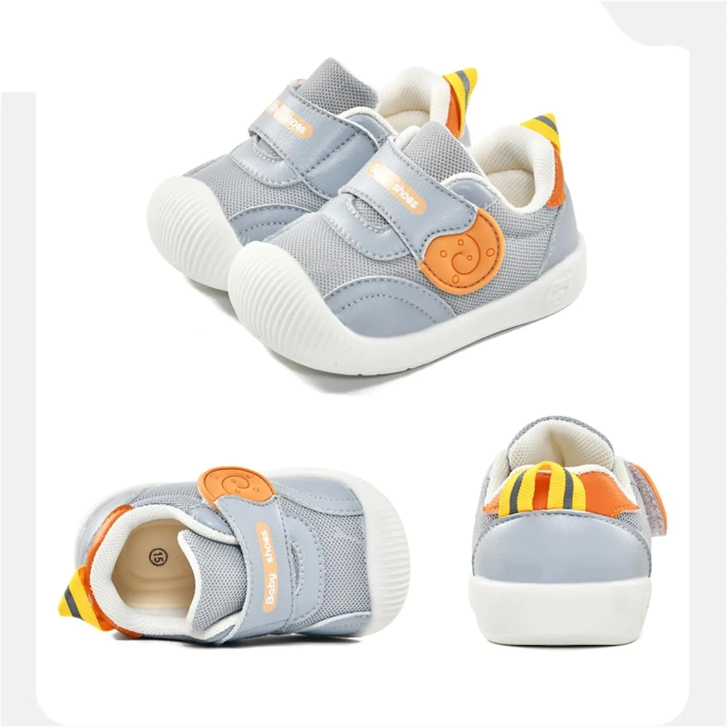 Baby Infant Mesh Breathable Sneakers Hook Loop Sole Non Slip First Walking Sport Shoes Toddler Newborn Soft Casual Shoes