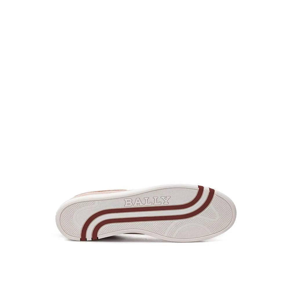 Bally Pink Leather Sneakers