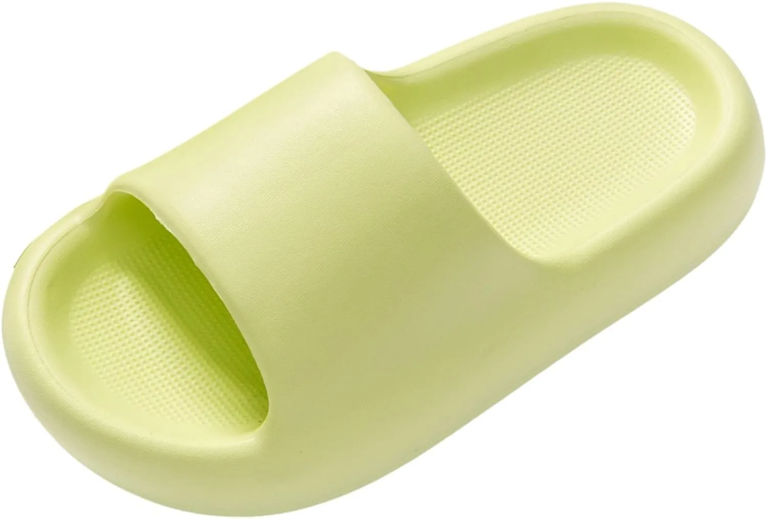 Beach Slippers for Kids Comfortable Soft Soled Home Slippers Soft Soled Cloud Slides Open Toe Shower Slides