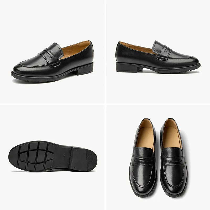 Beautoday Women's Classic Vintage Slip On Penny Loafers for Women