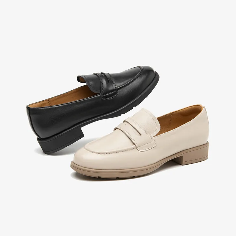Beautoday Women's Classic Vintage Slip On Penny Loafers for Women