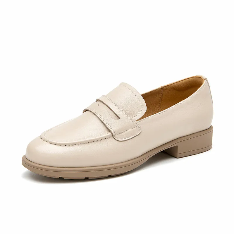 Beautoday Women's Classic Vintage Slip On Penny Loafers for Women