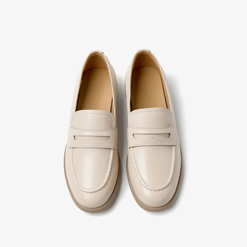 Beautoday Women's Classic Vintage Slip On Penny Loafers for Women