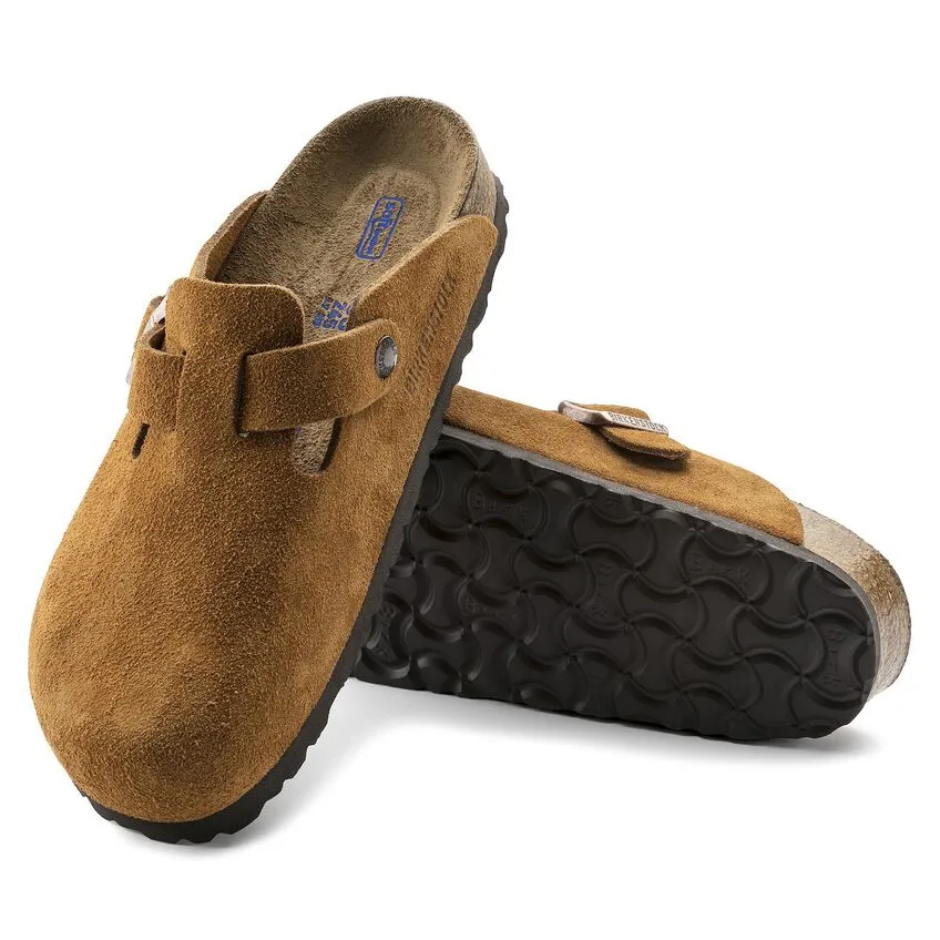 Birkenstock Boston Soft Footbed Suede Leather