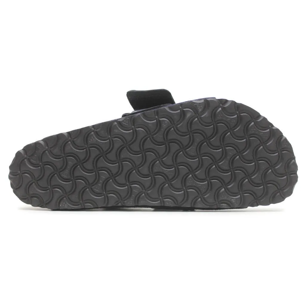 Birkenstock Kyoto Nubuck Leather Unisex Slide Sandals