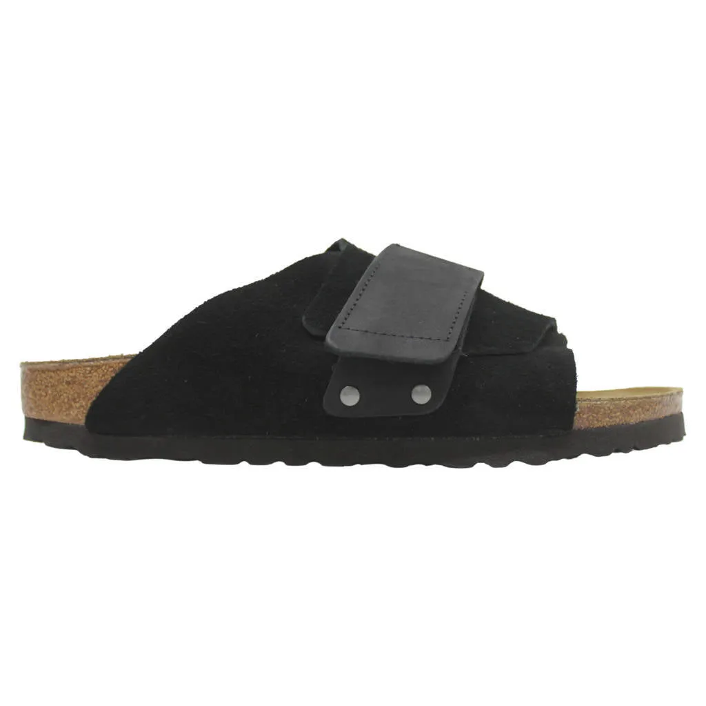 Birkenstock Kyoto Nubuck Leather Unisex Slide Sandals