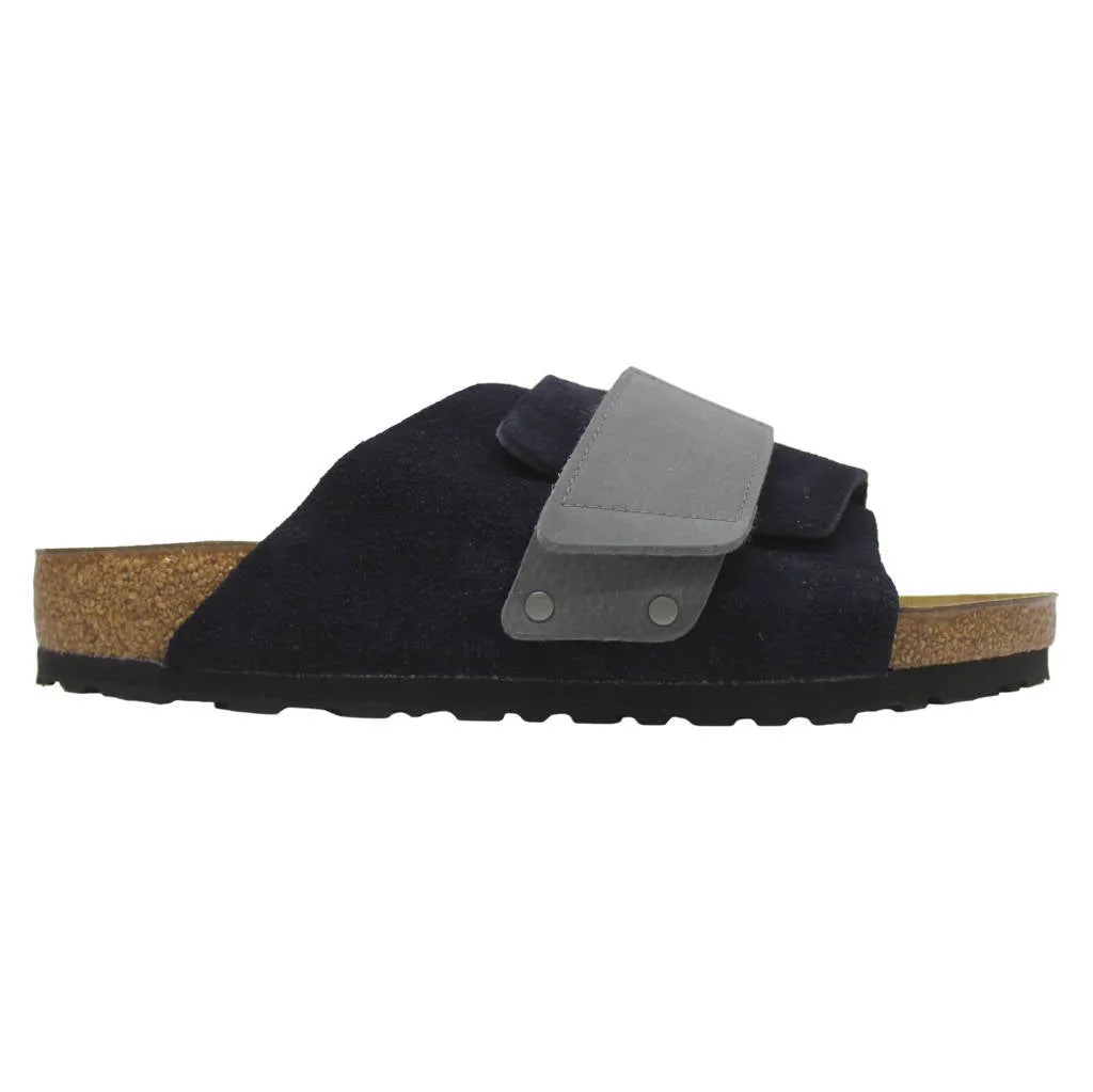 Birkenstock Kyoto Nubuck Leather Unisex Slide Sandals