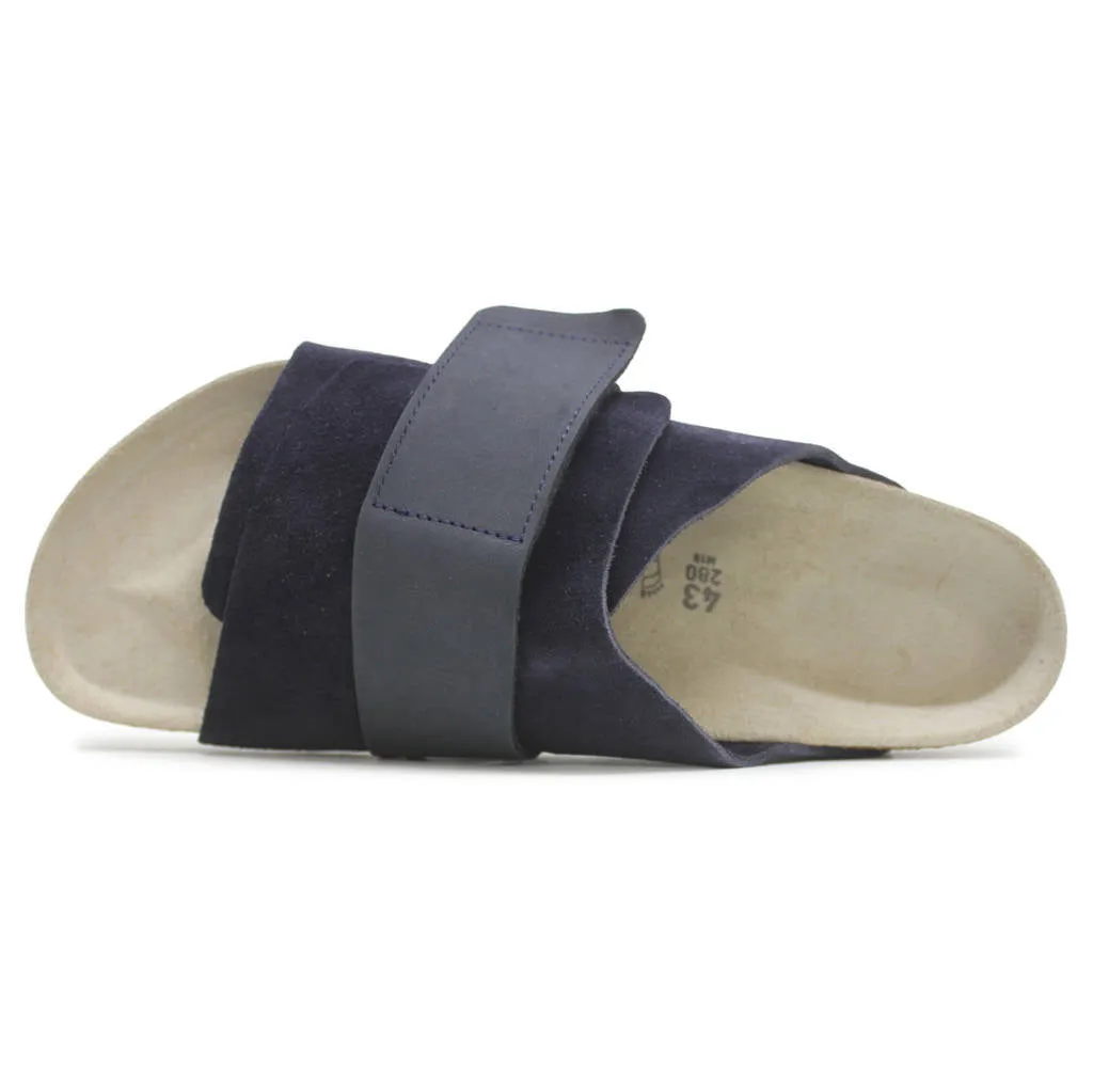 Birkenstock Kyoto Nubuck Leather Unisex Slide Sandals