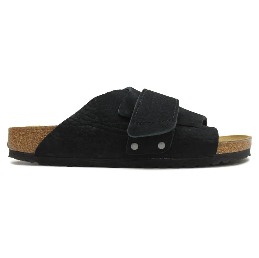 Birkenstock Kyoto Nubuck Leather Unisex Slide Sandals