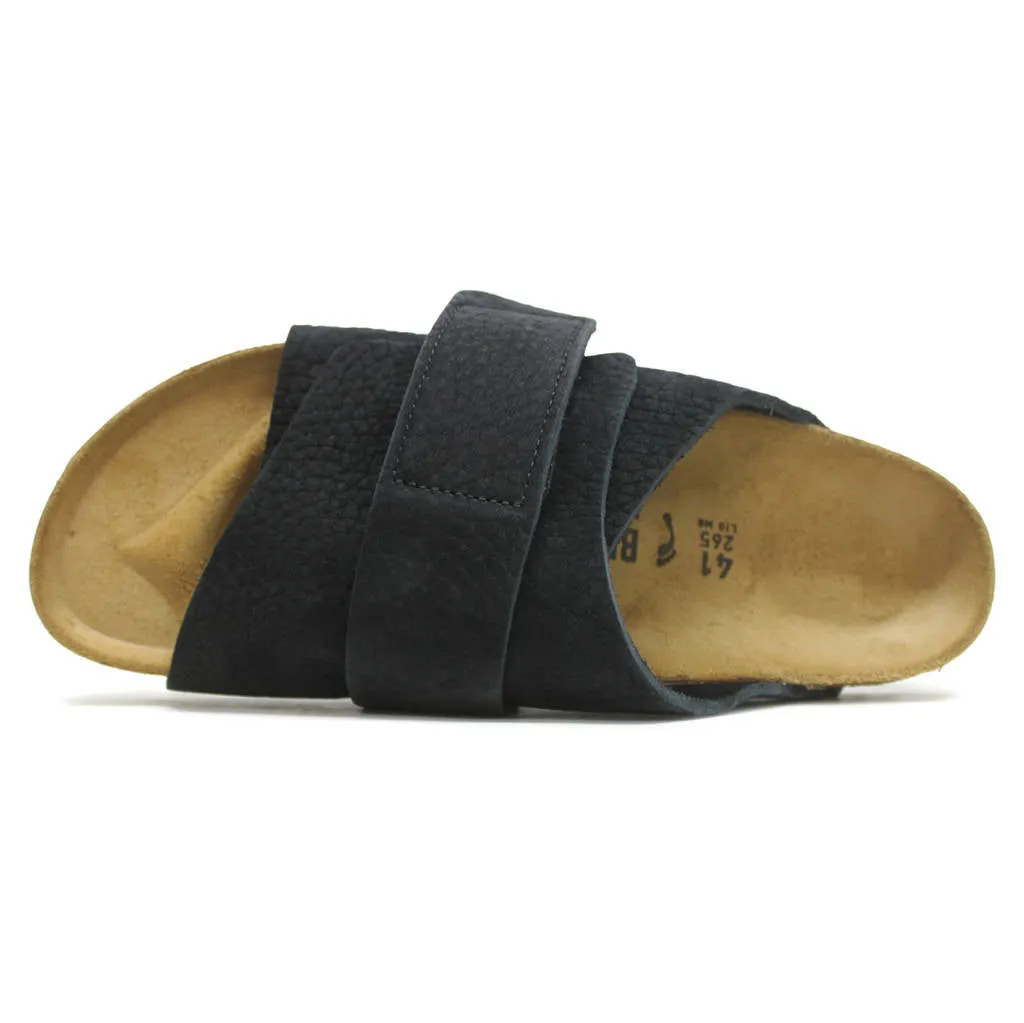 Birkenstock Kyoto Nubuck Leather Unisex Slide Sandals