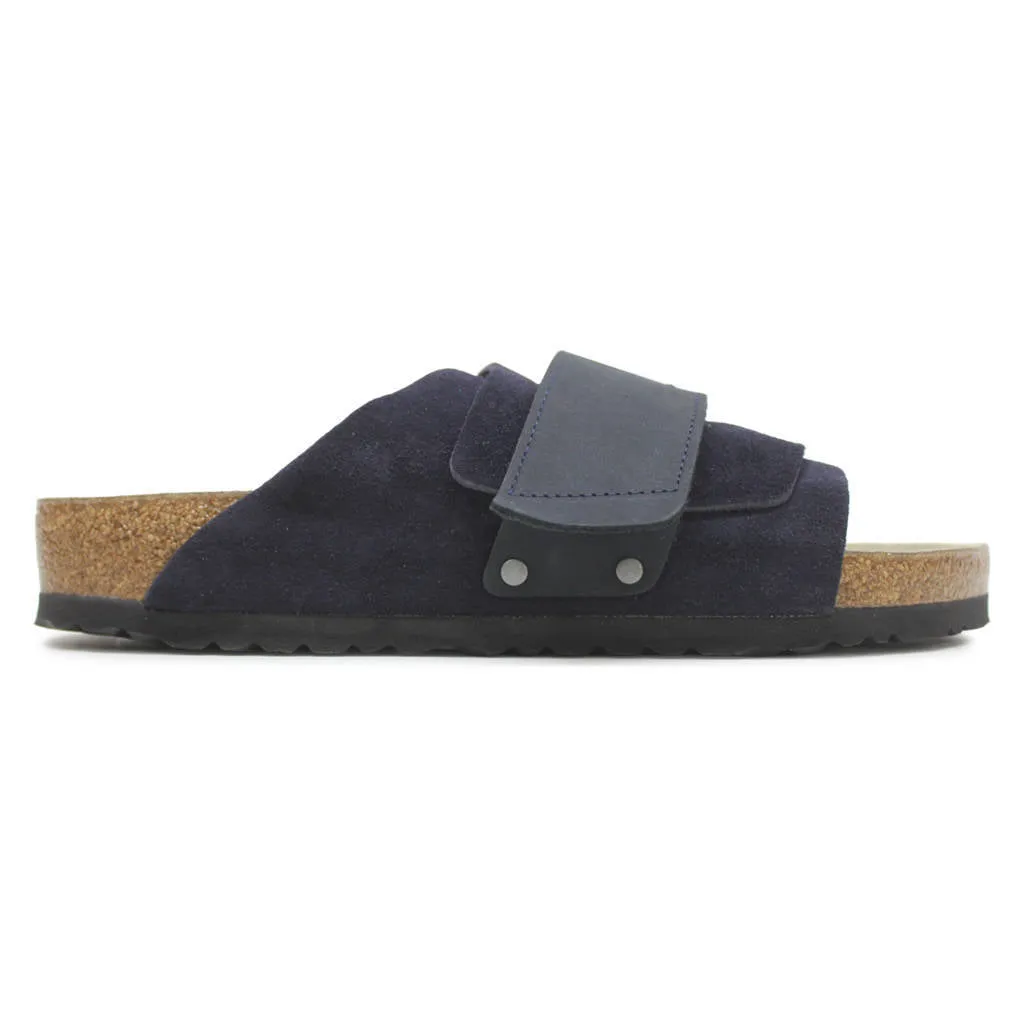 Birkenstock Kyoto Nubuck Leather Unisex Slide Sandals