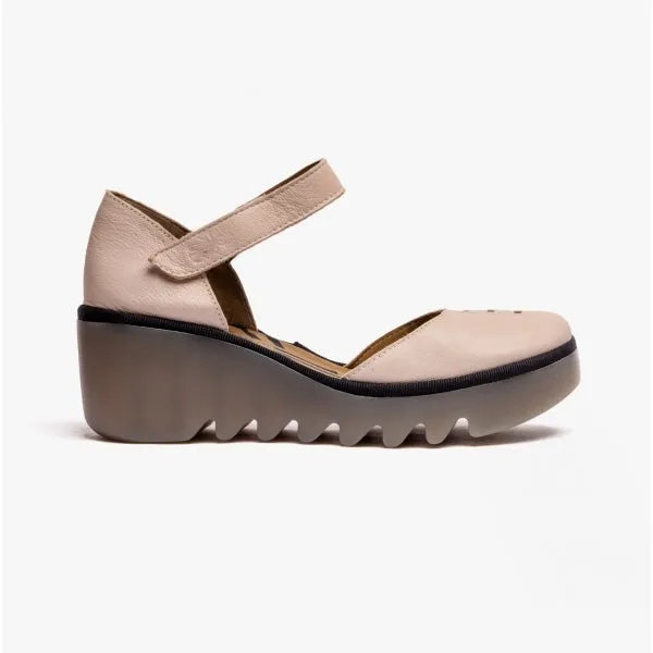 BISO305FLY Ladies Wedge Sandals Cloud