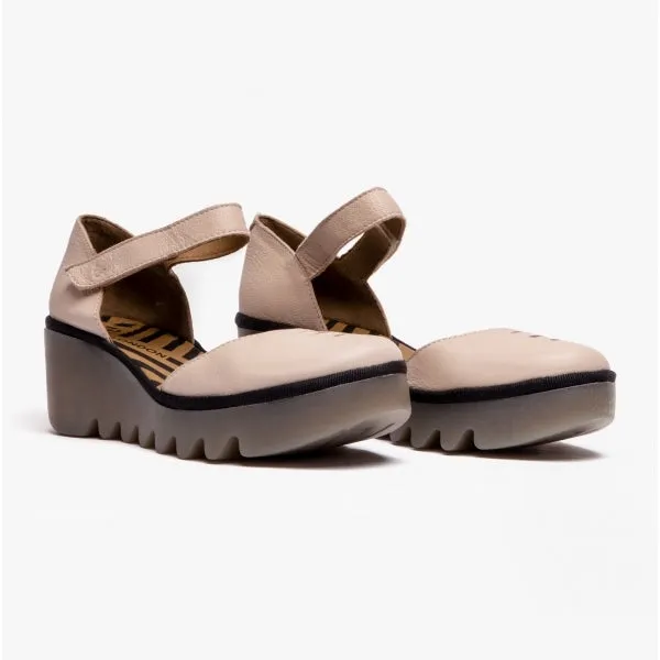 BISO305FLY Ladies Wedge Sandals Cloud