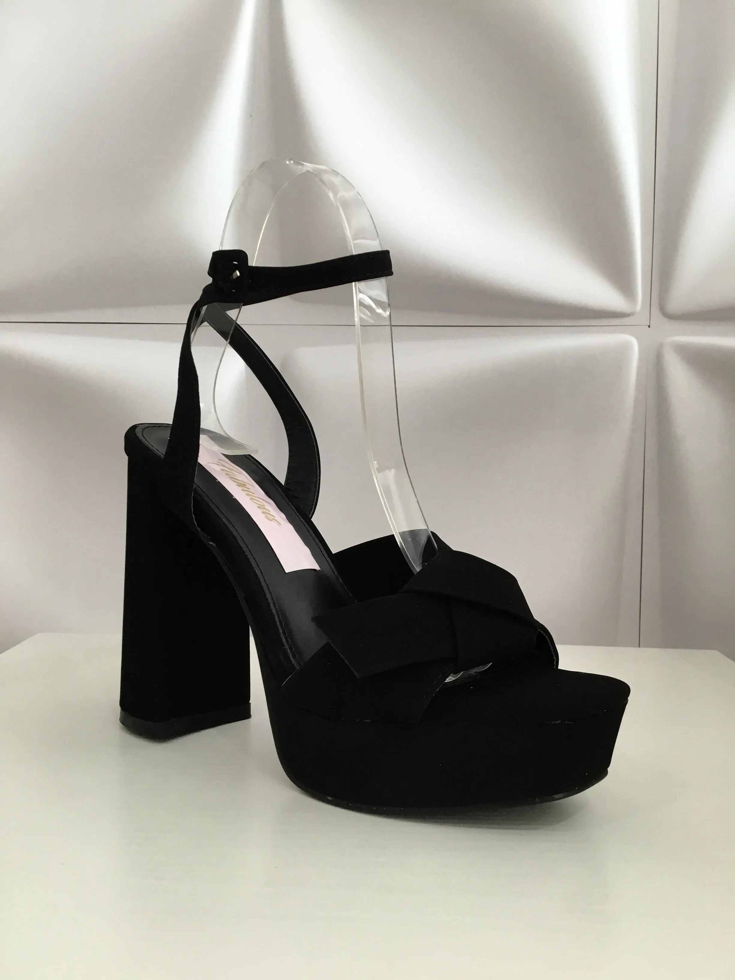 Black Bow Heel