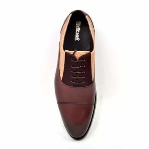 British Walkers Albert Men's Brown and Tan Leather Loafers