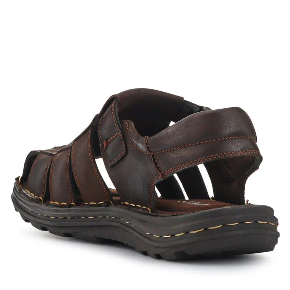Casual Leather Touch-Fasten Sandals - AATRA41006 / 326 948