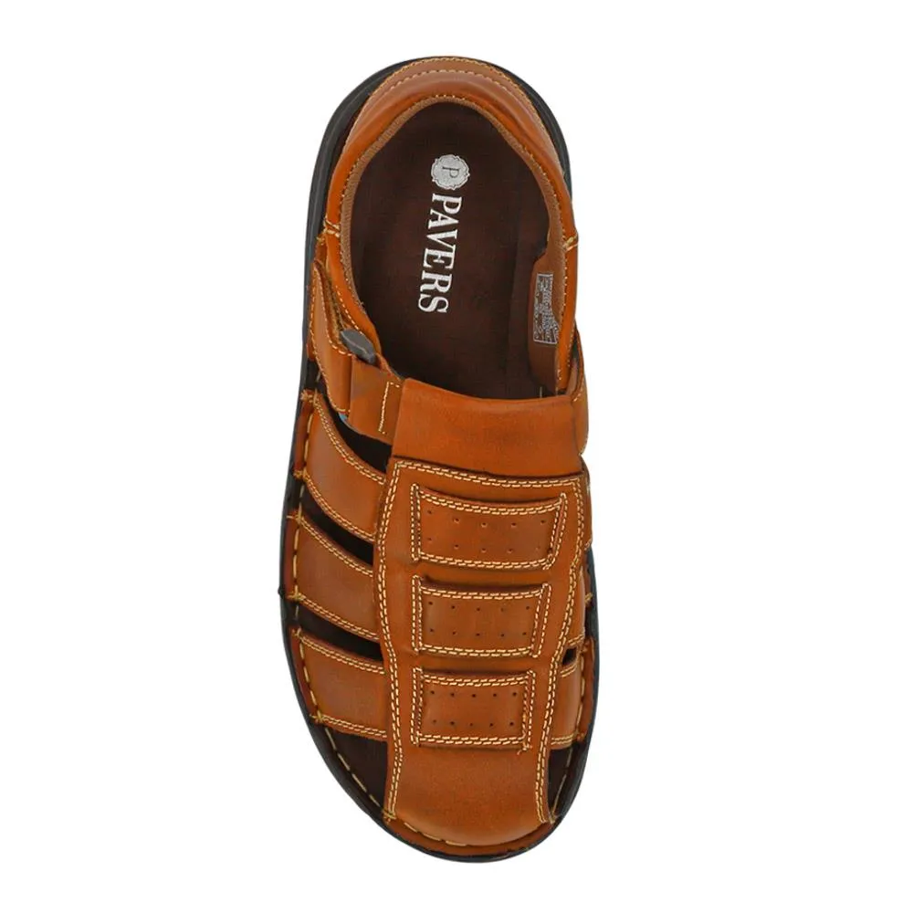 Casual Leather Touch-Fasten Sandals - AATRA41006 / 326 948