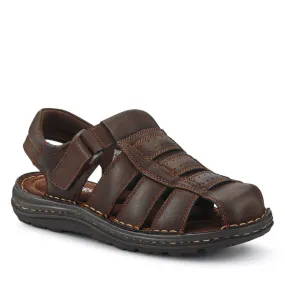 Casual Leather Touch-Fasten Sandals - AATRA41006 / 326 948