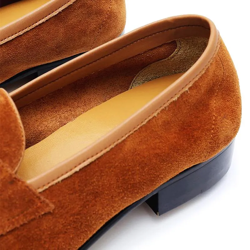 Classic Suede Penny Loafers