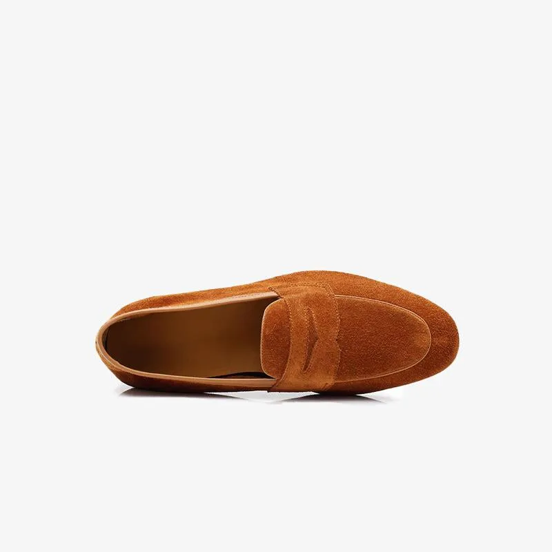 Classic Suede Penny Loafers
