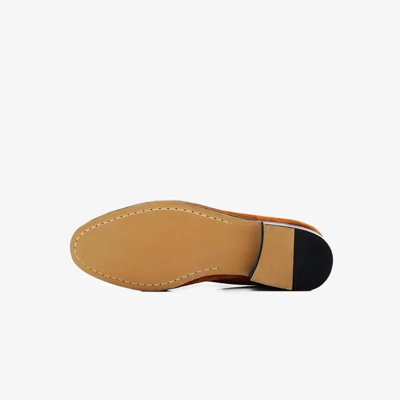 Classic Suede Penny Loafers
