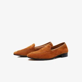 Classic Suede Penny Loafers