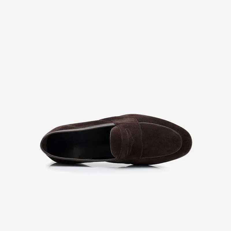 Classic Suede Penny Loafers