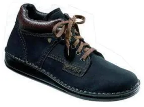 Finn Comfort Unisex Linz Lace Boots- Nubuk/ Nevada Schwarz/ Braun