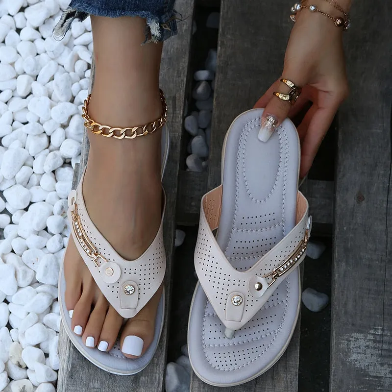 Fiona Sandalen | Damen-Flipflops mit ergonomischem Fußbett