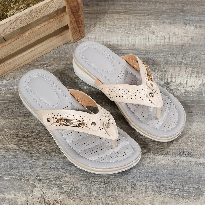 Fiona Sandalen | Damen-Flipflops mit ergonomischem Fußbett
