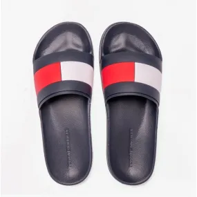 FLAG Mens Poolside Logo Sliders Desert Sky