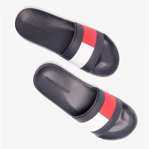 FLAG Mens Poolside Logo Sliders Desert Sky