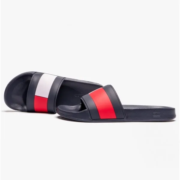 FLAG Mens Poolside Logo Sliders Desert Sky