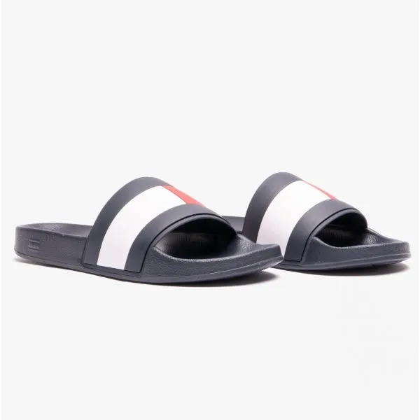 FLAG Mens Poolside Logo Sliders Desert Sky