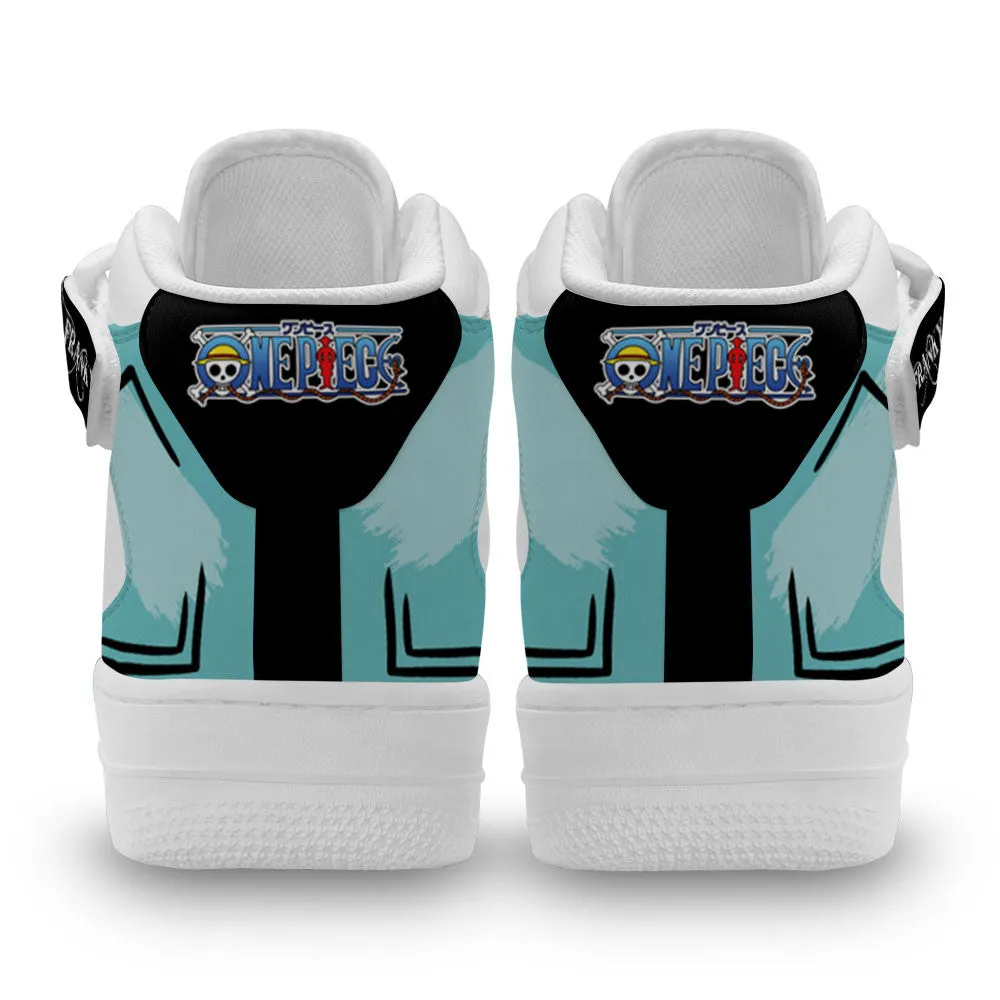 Franky Sneakers Air Mid OP Custom Anime Shoes