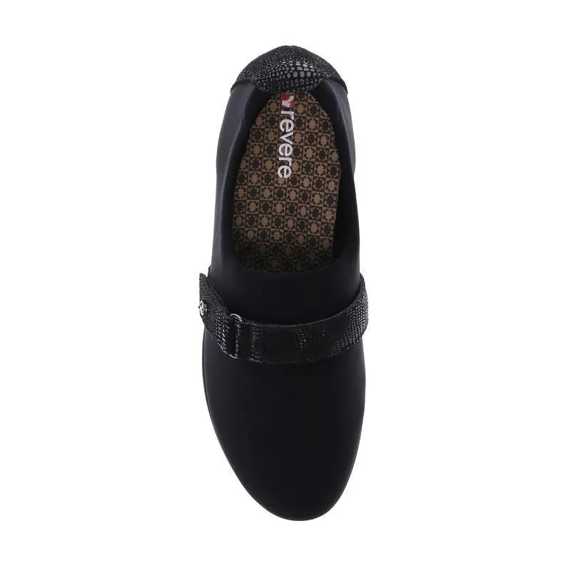 Genoa Stretch Loafer in Black