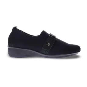 Genoa Stretch Loafer in Black