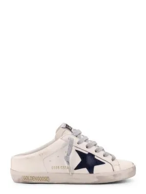 Golden Goose - Mules Super-Star Sabot - Blanc/Bleu