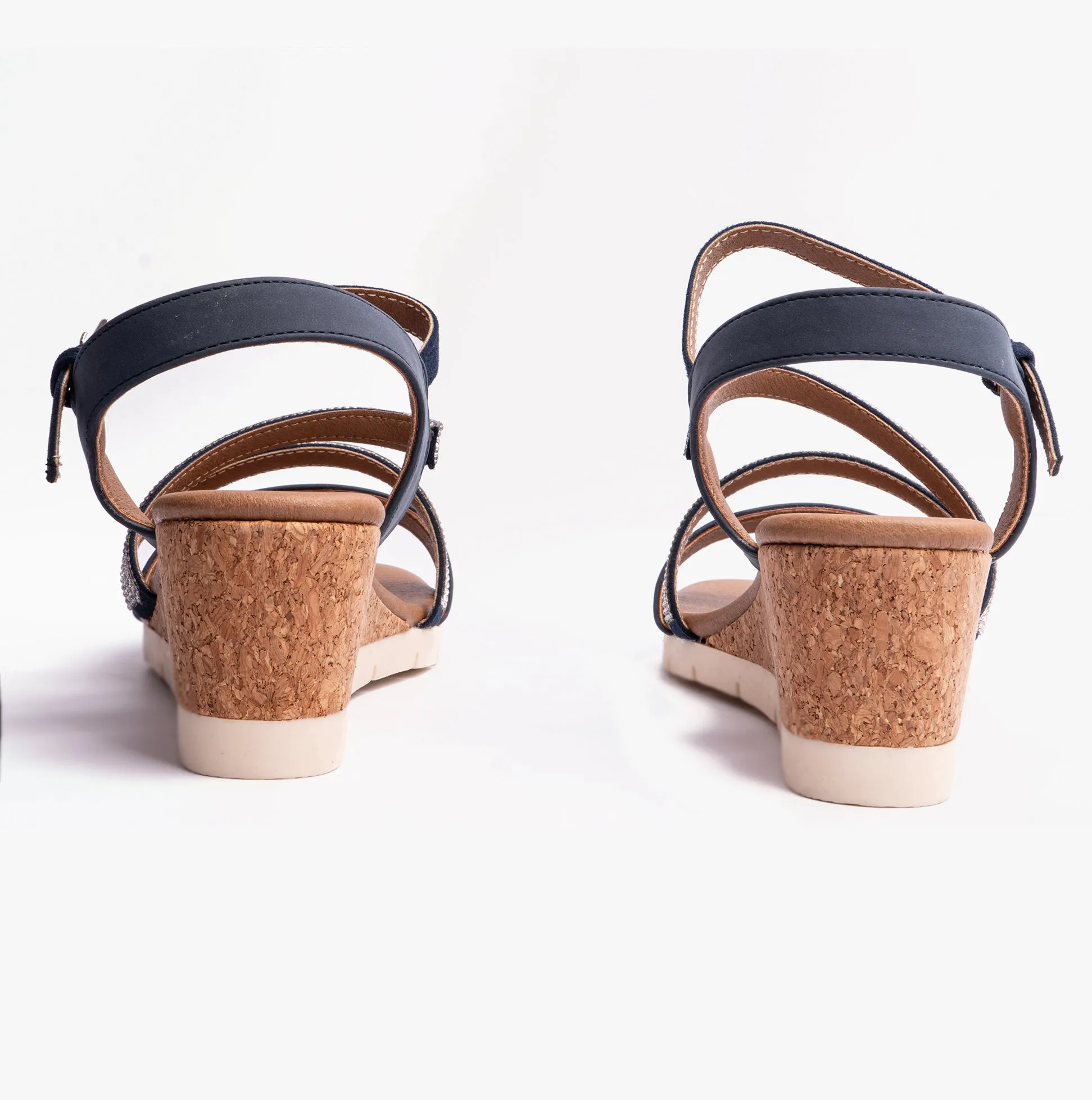 GOLDIE Womens Sandals Navy