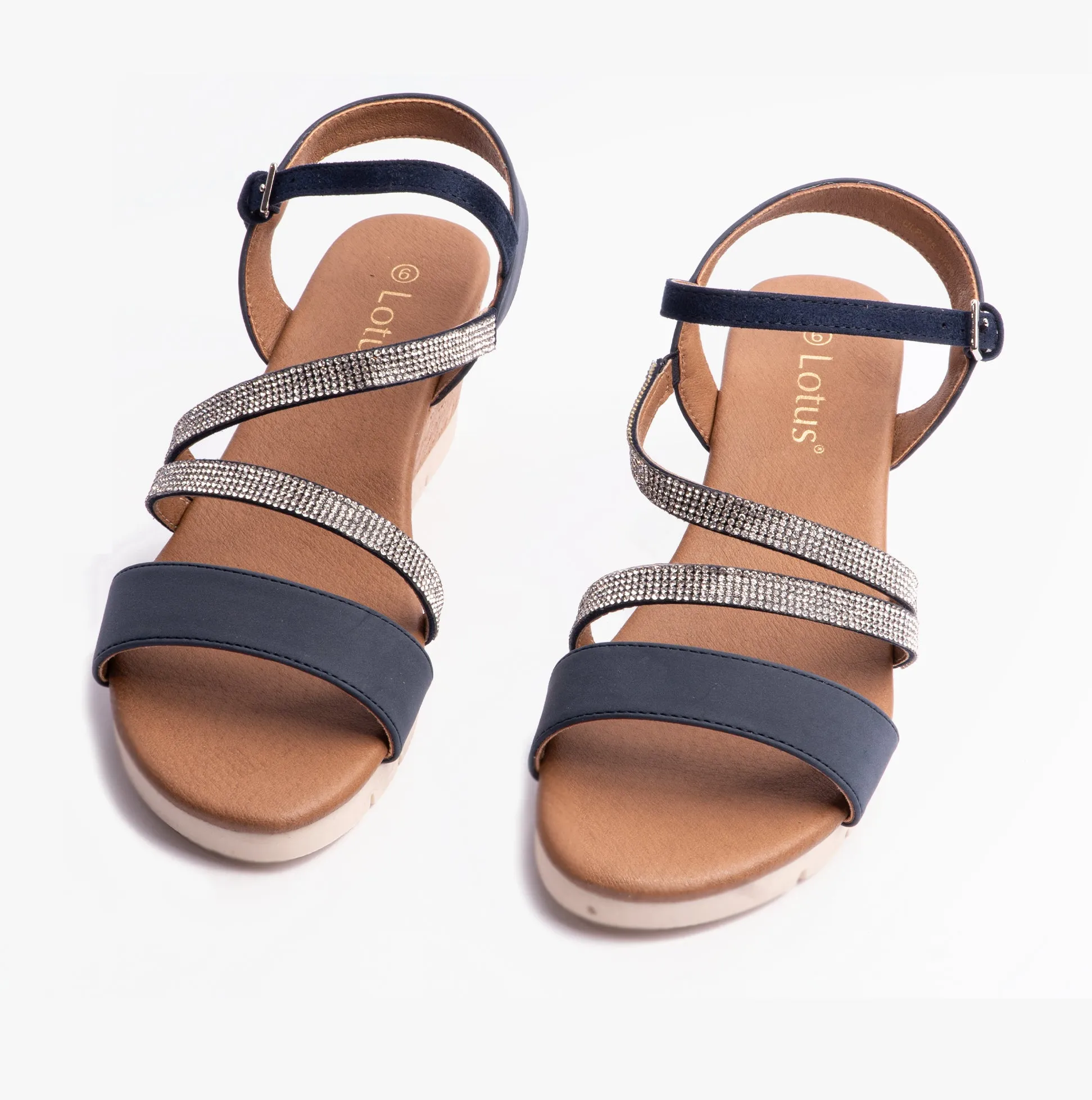 GOLDIE Womens Sandals Navy