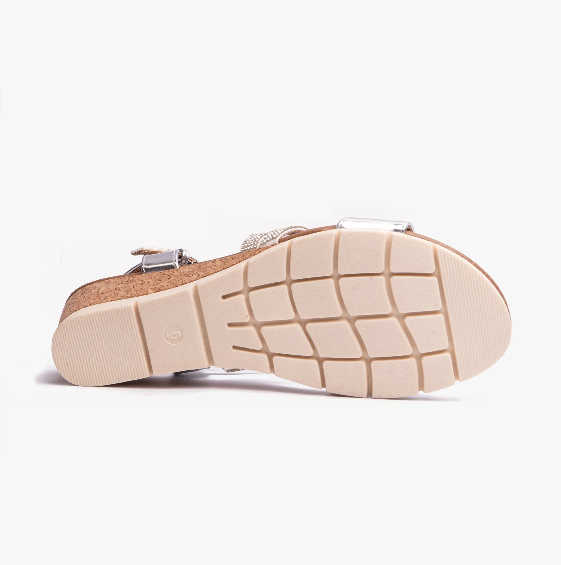 GOLDIE Womens Sandals Silver