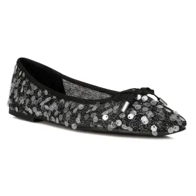 Iysander Embellished Sheer Ballet Flats