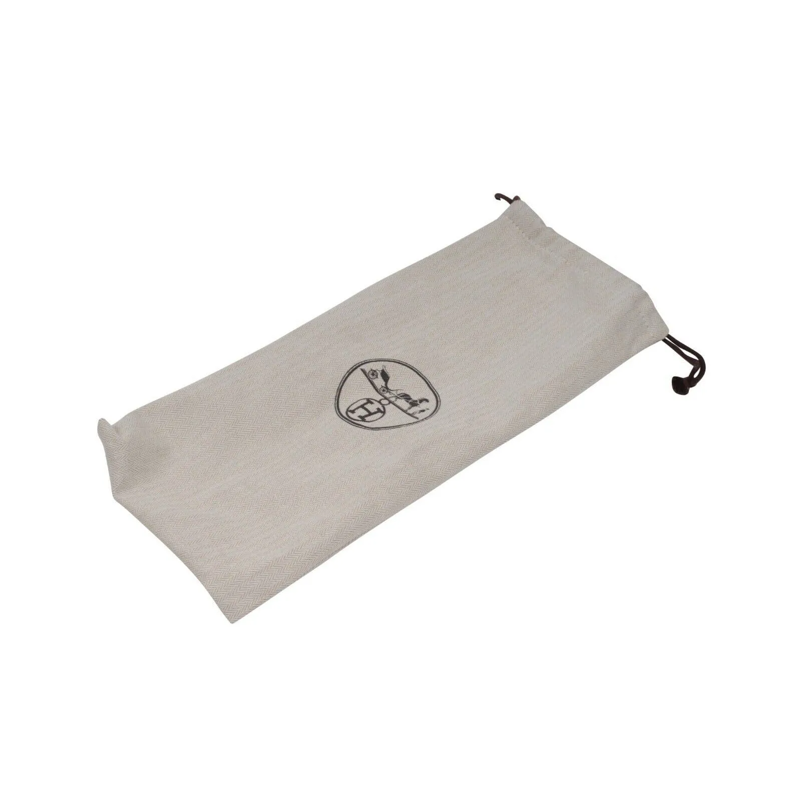 Izmir Sandals White Leather H Logo Open Slides